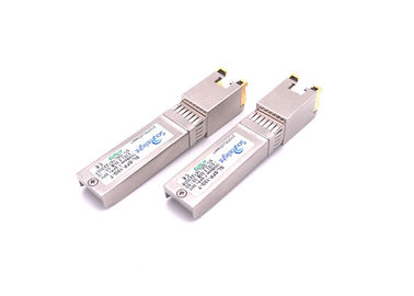 China Kupfernes optisches Transceiver-Modul Rj45 30m Sfp+ 10g für Ethernet 10gbase-T fournisseur