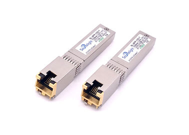 China 10gbase-T optischer Transceiver des Kupfer-Sfp+ für Gigabit Ethernet Rj45 30m über Kabel Cat7 fournisseur