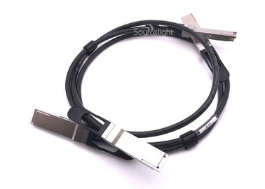 China Qsfp+ verweisen Länge 40 Gigabit Ethernet des Befestigungs-passive kupferne Kabel-3m fournisseur