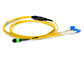 Grünes Mpo Mtp zum Fanout 8f des Lc-Multimodefaser-optischen Kabels entkernt 3.0mm bis 2.0mm fournisseur