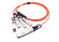 Aktives Dac Kabel 40g QSFP+ 10.3G/CH zu 10g 4sfp+ Om3 100m für Data Center fournisseur